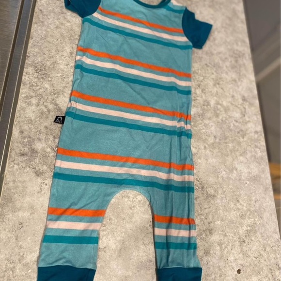 Rags Striped size f12-18 One Piece Romper - Picture 5 of 7